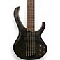 Used 2007 Ibanez BTB575FM Trans Black Electric Bass Guitar