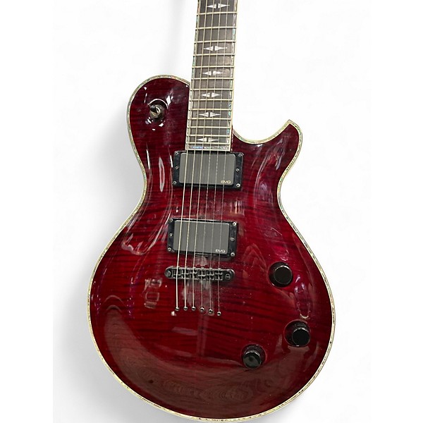Used Michael Kelly Patriot Premium Blood Red Solid Body Electric Guitar