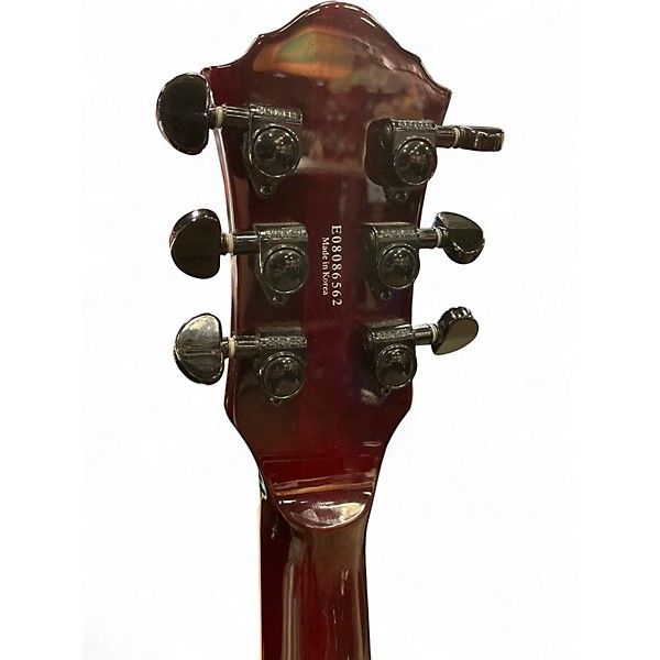 Used Michael Kelly Patriot Premium Blood Red Solid Body Electric Guitar