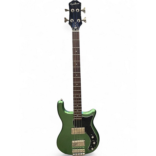 Used Epiphone Embassy Wanderlust Green Metallic Electric Bass Guitar