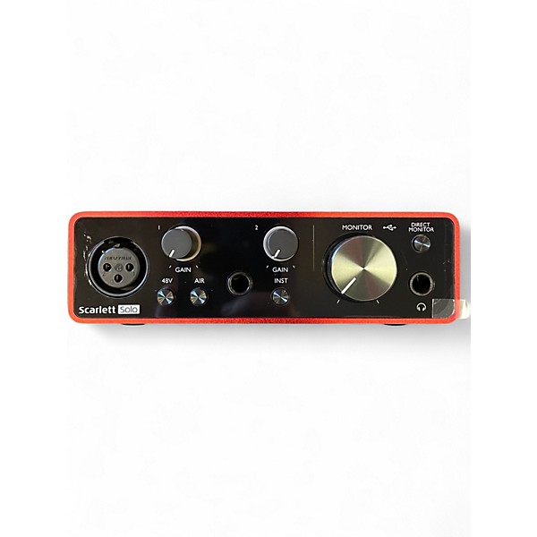 Used Focusrite Scarlett Solo Gen 3 Audio Interface