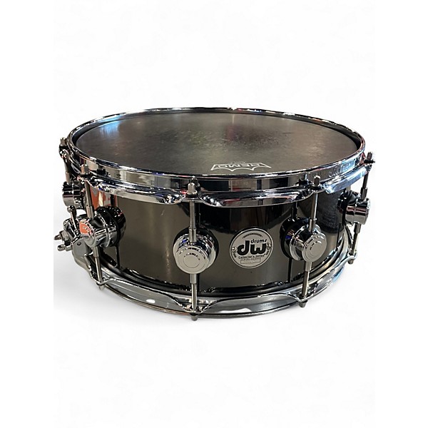 Used DW 14X5.5 Collector's Series Black Nickel Over Brass Metal BLACK NICKLE Drum