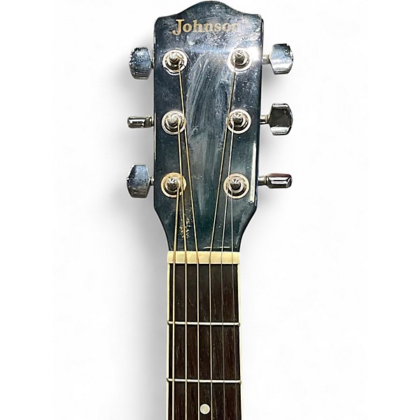 Used Johnson JG-650-TBL BLUE Acoustic Electric Guitar