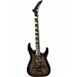 Used Jackson JS SERIES JS32 DKAP Trans Black Solid Body Electric Guitar thumbnail