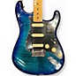 Used Fender LIMITED EDITION PLAYER II STRATOCASTER HSS PLUS TOP Blue Burst Solid Body Electric Guitar