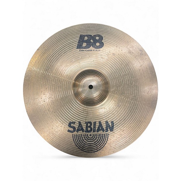 Used SABIAN 18in B8 Thin Crash Cymbal