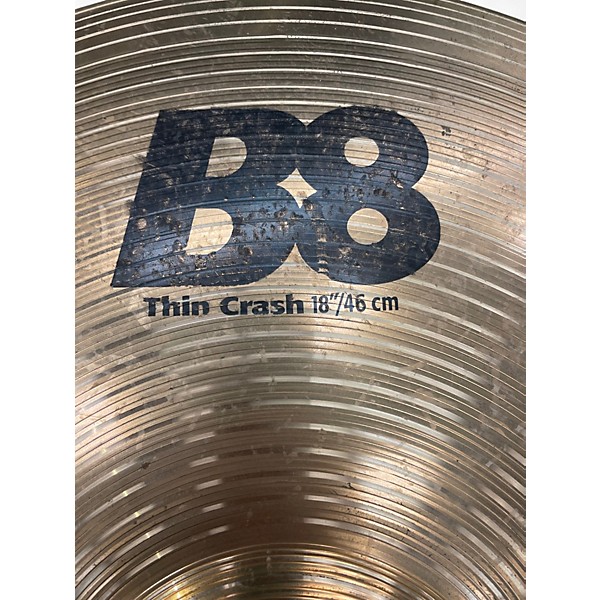 Used SABIAN 18in B8 Thin Crash Cymbal