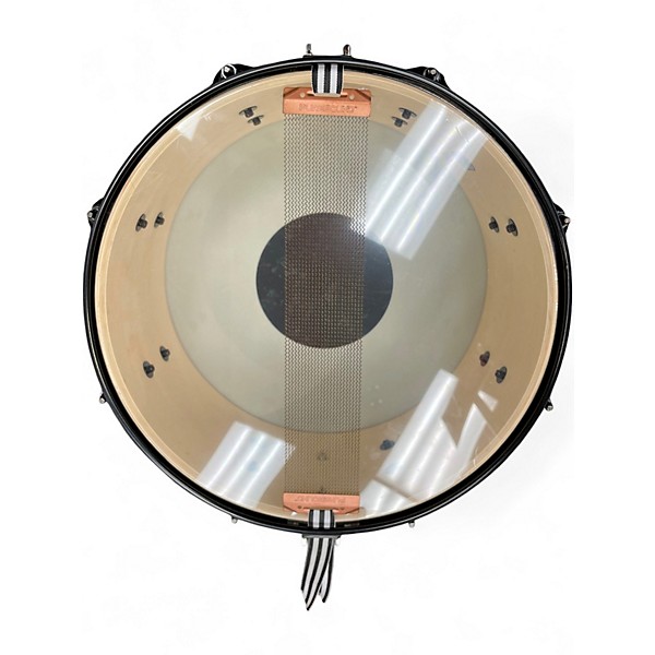 Used TAMA 14in Woodworks Poplar Snare Drum Black Oak Wrap Drum