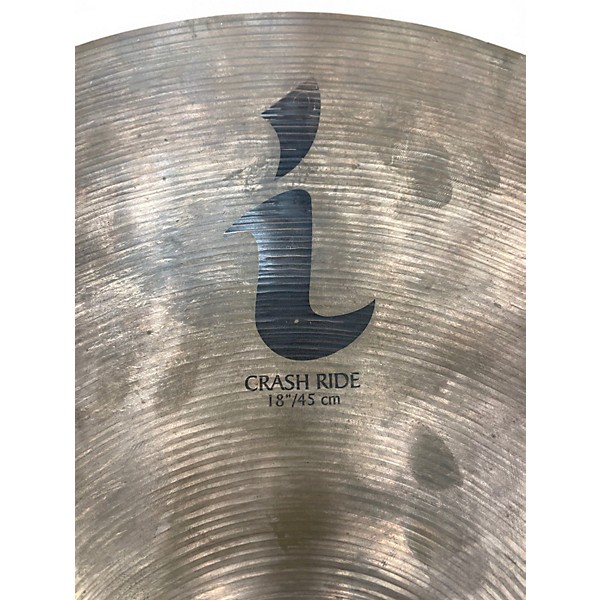 Used Zildjian 18in I Series Crash Ride Cymbal