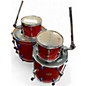 Used Pearl 4 Piece Vision RED AND BLUE Drum Kit thumbnail