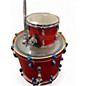 Used Pearl 4 Piece Vision RED AND BLUE Drum Kit