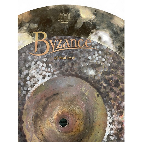 Used MEINL 18in BYZANCE DUAL CRASH Cymbal