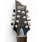 Used Schecter Guitar Research Damien Platinum 8 Black Solid Body Electric Guitar