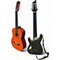 Used Schecter Guitar Research Damien Platinum 8 Black Solid Body Electric Guitar