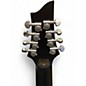 Used Schecter Guitar Research Damien Platinum 8 Black Solid Body Electric Guitar