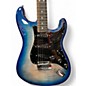 Used 2021 Fender American Ultra Stratocaster Denim Solid Body Electric Guitar