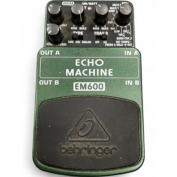 Used Behringer EM600 Echo Machine Echo Modeling Effect Pedal
