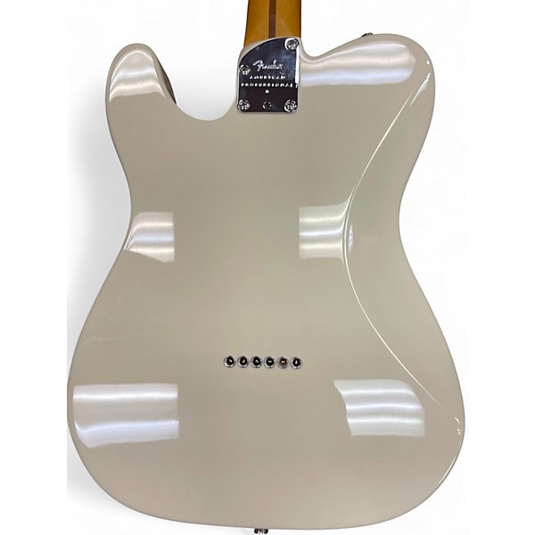 Used Fender AMERICAN PRO II TELECASTER DELUXE Olympic White Solid Body Electric Guitar