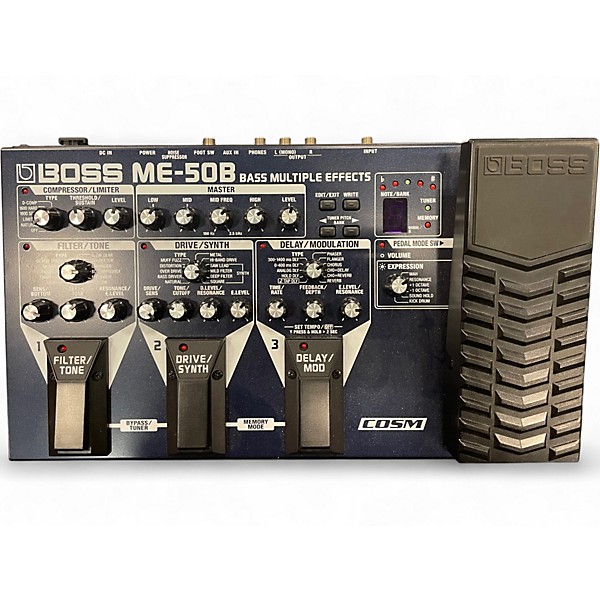 Used BOSS ME50B Bass Multi Bass Effect Pedal