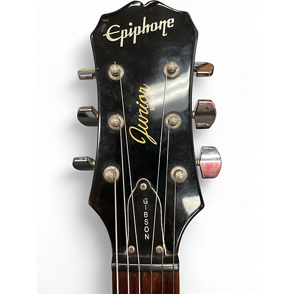 Used Epiphone les paul junior black Solid Body Electric Guitar