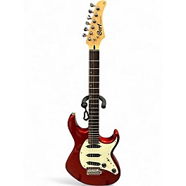 Used Cort G200 Candy Apple Red Solid Body Electric Guitar