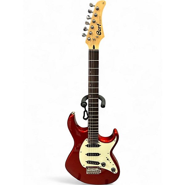 Used Cort G200 Candy Apple Red Solid Body Electric Guitar