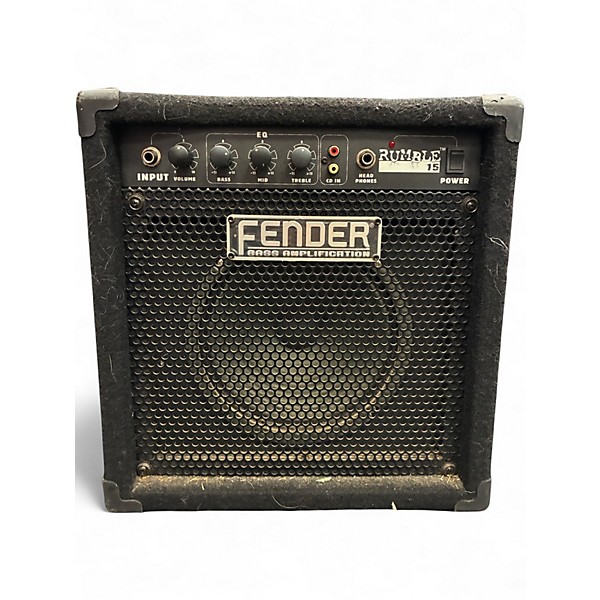 Used Fender Rumble 15 15W 1X8 Bass Combo Amp