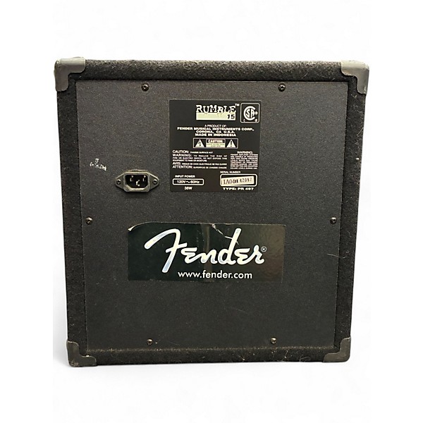 Used Fender Rumble 15 15W 1X8 Bass Combo Amp