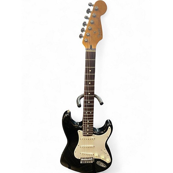 Used Fender Mexican Standard Black Solid Body Electric Guitar