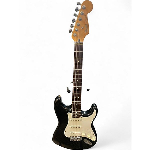 Used Fender Mexican Standard Black Solid Body Electric Guitar