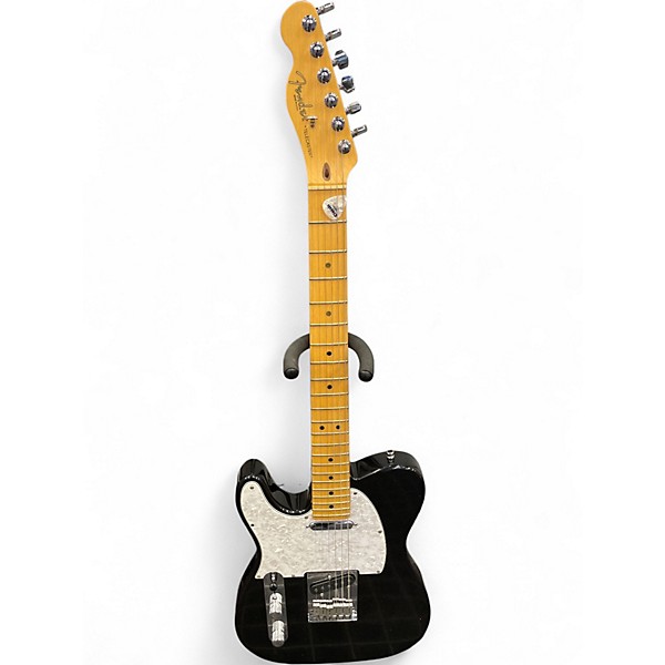 Used Fender Standard Telecaster Left Handed Black Electric Guitar