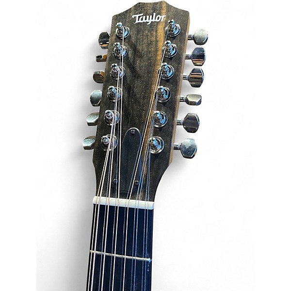Used Taylor 254CE Plus Natural 12 String Acoustic Electric Guitar