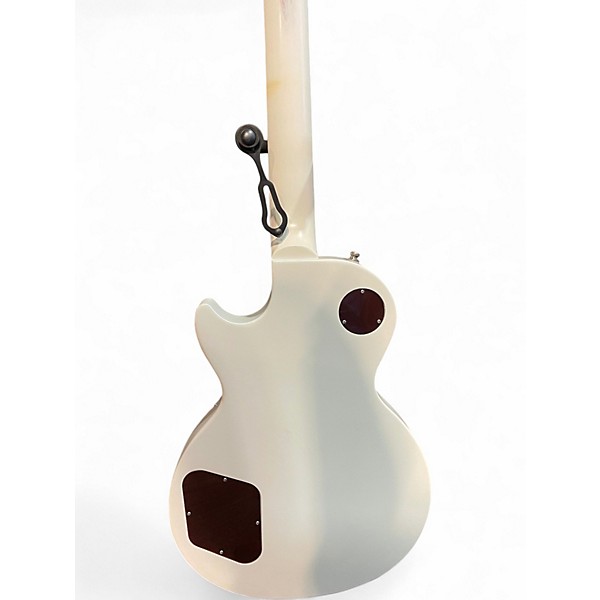 Used Gibson Les Paul Studio Worn White Solid Body Electric Guitar