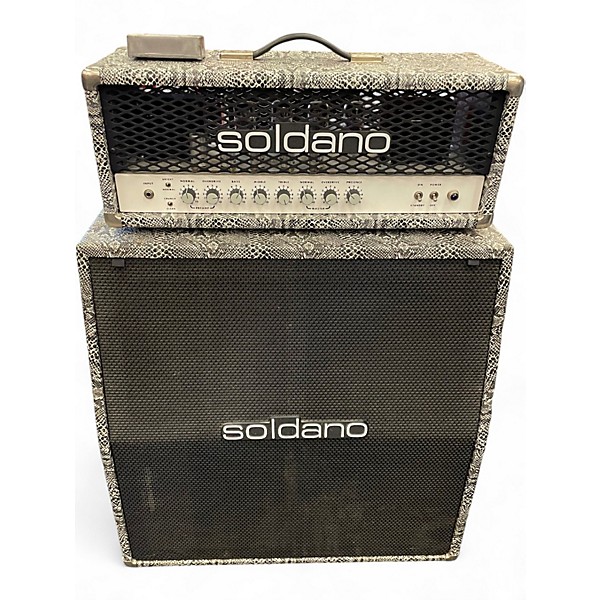Used Soldano SLO100 100W AND 4X12 CAB Guitar Stack