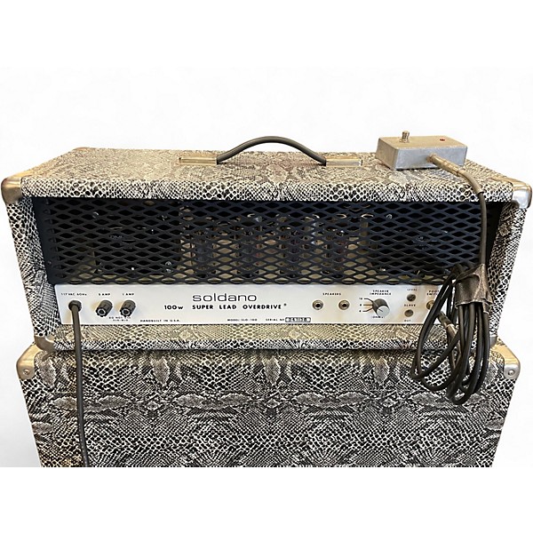 Used Soldano SLO100 100W AND 4X12 CAB Guitar Stack
