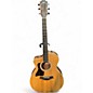 Used Taylor 214CE Left Handed Natural Acoustic Electric Guitar thumbnail
