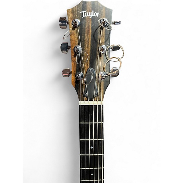 Used Taylor 214CE Left Handed Natural Acoustic Electric Guitar