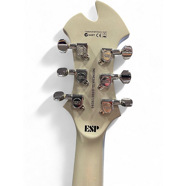 Used ESP LTD AX50 Silver Solid Body Electric Guitar