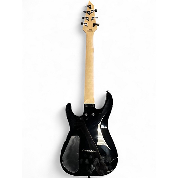Used Jackson JS22-7 Dinky 7 String Black Solid Body Electric Guitar