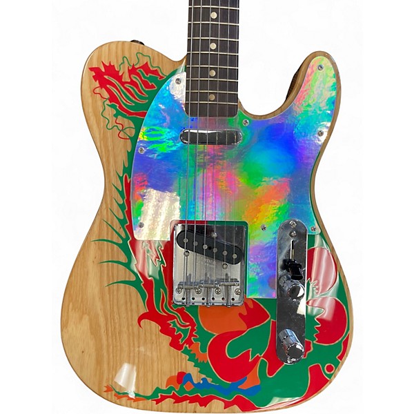 Used Fender Jimmy Page Mirror Telecaster Natural Solid Body Electric Guitar