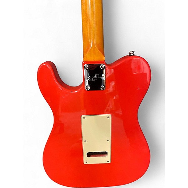 Used G&L ASAT Special Deluxe Clear Orange Solid Body Electric Guitar