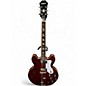 Used Epiphone Riviera Custom Burgundy Hollow Body Electric Guitar thumbnail