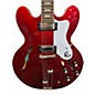 Used Epiphone Riviera Custom Burgundy Hollow Body Electric Guitar