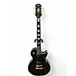 Used Epiphone LES PAUL CUSTOM P90 Ebony Solid Body Electric Guitar thumbnail