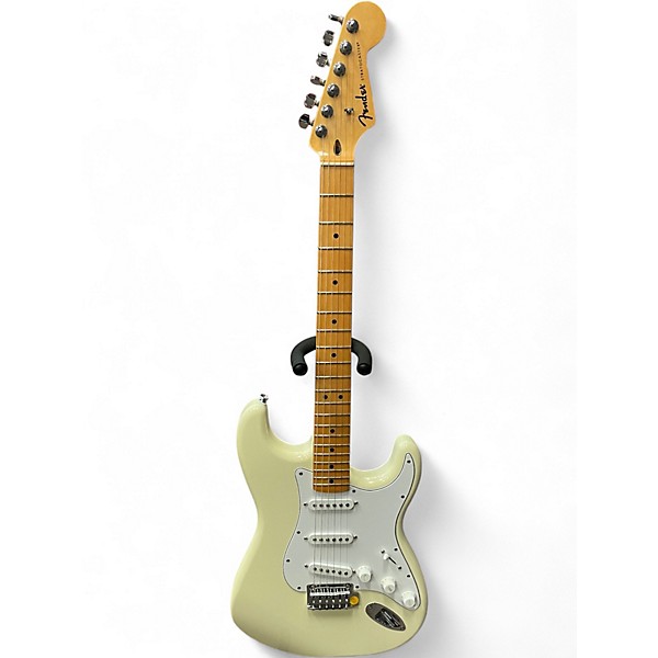 Used Fender STANDARD STRATOCASTER Olympic White Solid Body Electric Guitar