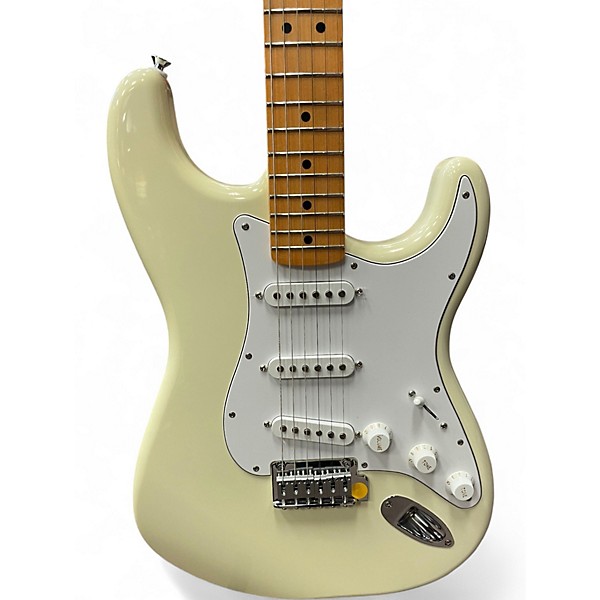 Used Fender STANDARD STRATOCASTER Olympic White Solid Body Electric Guitar
