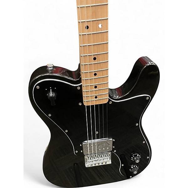 Used Squier PARANORMAL ESQUIRE DELUXE Black Solid Body Electric Guitar