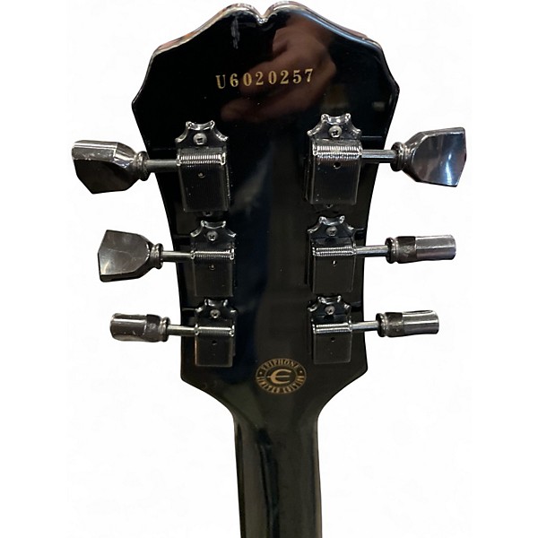 Used Epiphone LES PAUL LIMITED EDITION STANDARD TRANS BLACK Solid Body Electric Guitar