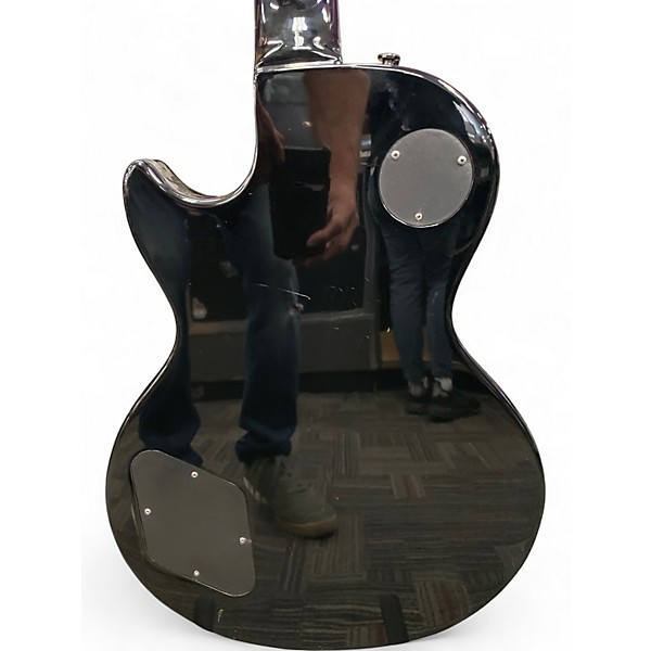 Used Epiphone LES PAUL LIMITED EDITION STANDARD TRANS BLACK Solid Body Electric Guitar