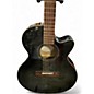 Used Mitchell mx430qab Trans Black Acoustic Electric Guitar